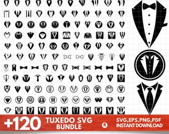 Tuxedo SVG Bundle, Tuxedo PNG Bundle, Tuxedo Clipart, Suit Clipart, Suit bundle svg, Tuxedo cut file, Tuxedo SVG cut files for Cricut.
