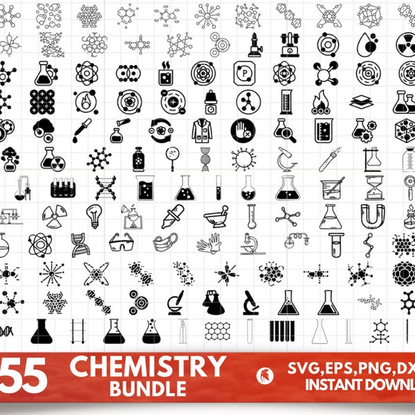 Chemistry SVG Bundle, Chemistry dxf, Chemistry png, Chemistry eps, Chemistry vector, Chemistry cut files, Test tube svg, Science svg