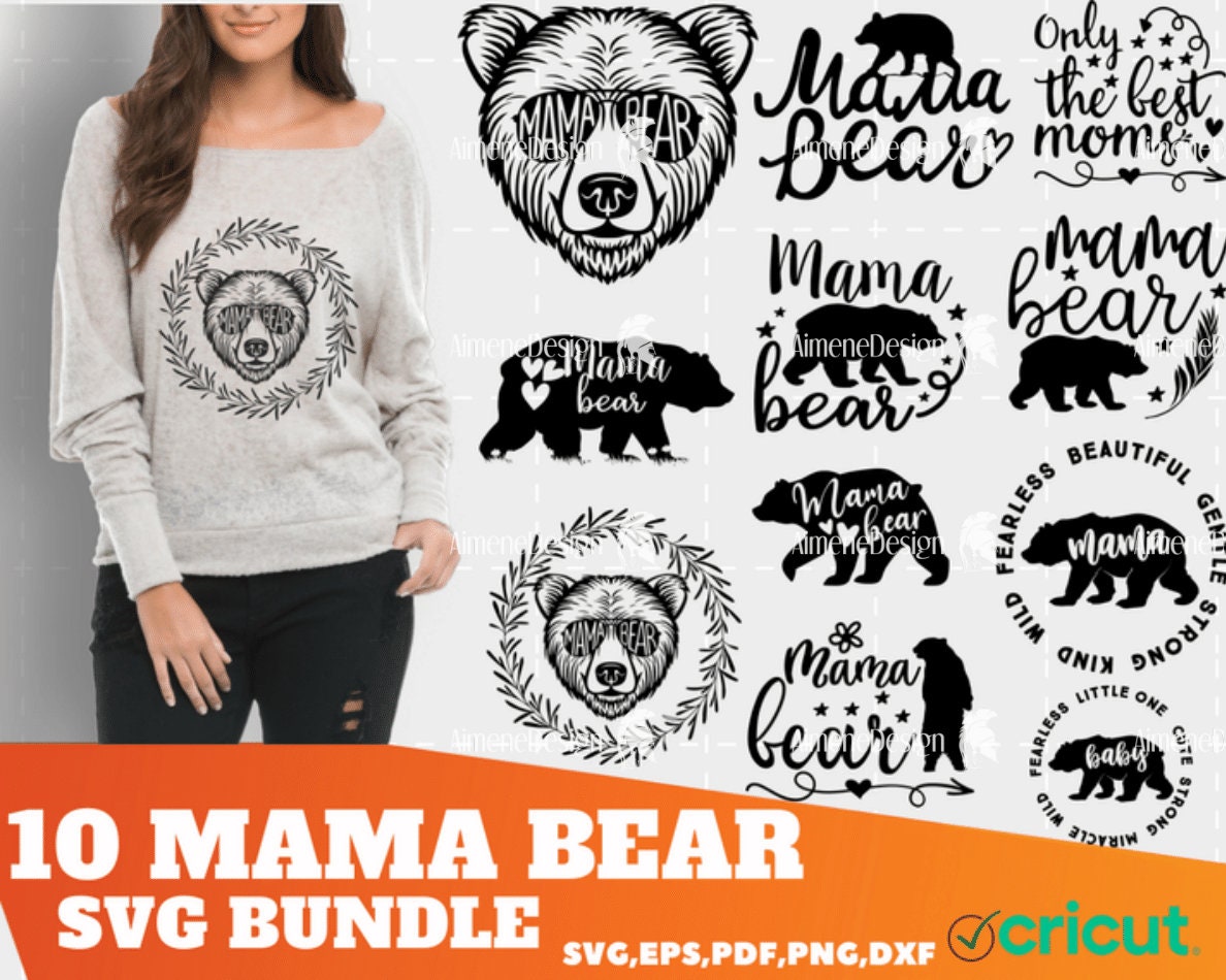 Cute Mama Bear Shirt Design 