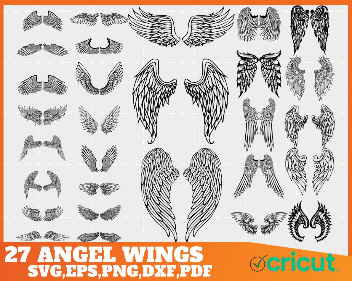 Angel Wings Svgdevil Wings Svgangel Wing Svgdevil Wing -  Israel