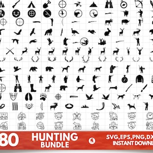 Hunting SVG Bundle, Hunter svg, Hunting monogram, Hunting dxf, Hunting png, Hunting eps, Hunting clipart, Hunting vector, Hunting cut file