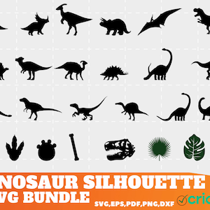Dinosaur SVG | Dinosaur SVG File | Dinosaur SVG Bundle | Dinosaur Svg Files for Cricut | Dinosaur Clipart | Dino Svg | Vector | Silhouette