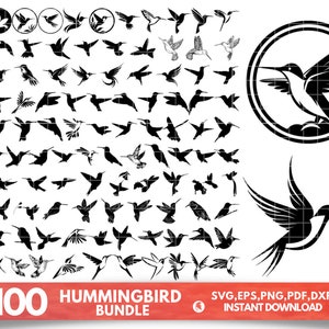 Hummingbird SVG, Bird Svg, Flying Bird Svg, Hummingbird Cricut, Bird Clip Art, Hummingbird Clipart, Cut Files for Cricut, Bird Silhouette