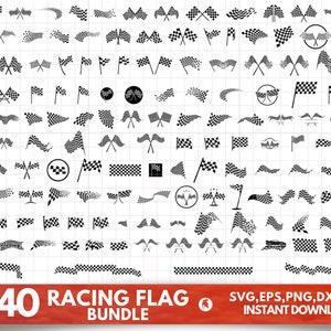 Race Flag SVG Bundle, Race Flag PNG Bundle, Race Flag Clipart, Race Flag SVG Cut Files for Cricut, Nascar Flag Svg, Racing Flag Svg.