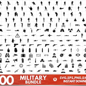 Military SVG Bundle, Military dxf, Soldier svg, Army svg, Military png, Military eps, Military clipart, Military vector, Military cut files