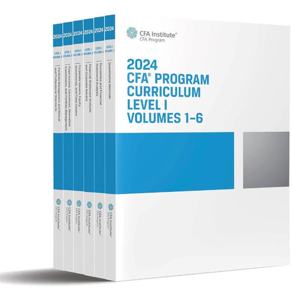 CFA Level 1 2024 Curriculum Set