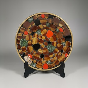 Styson Japan Mosaic Plate Retro Modern Mosaic Vintage  MCM Decor Boho Mid Century Wall Art Wall Decor Home Decor