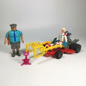 Ghostbusters Fright Features Egon Spengler & Ghost ECTO-3 Vehicle Haunted Humans Mail Fraud Ghost  Vintage 80s  Action Figures Lot