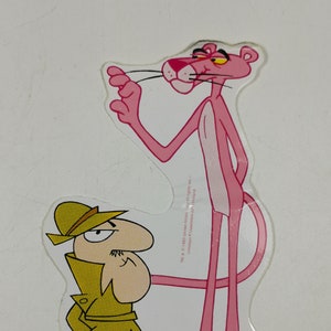 Adesivo vintage "La Pantera Rosa e l'ispettore Clouseau" 1983 United Artists Corp.