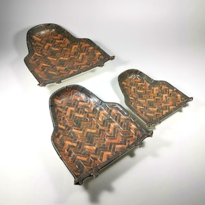 Yansse, Sushi dinnerware plates Vintage Melamine 3 Different Size Sushi Plates Set