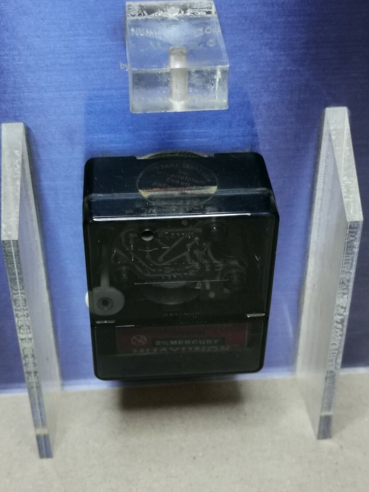 Marion Kay Silver Orbit Numismatic Clock Model No.14 Vintage Made