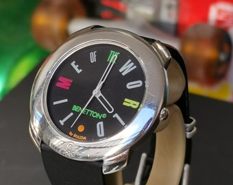 Time of the World Benetton 1991 Wrist Watch by Bulova - Etsy Time of the World Benetton 1991 Wrist Watch by Bulova - Etsy