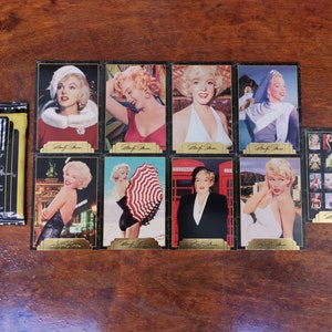 Marilyn Monroe Lot von 9 Sports Time Cards 1995