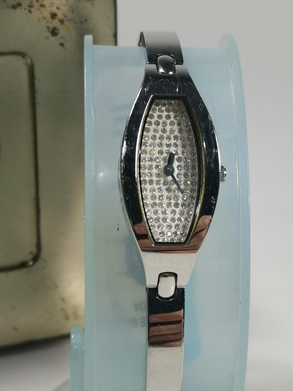 Fossil Silver Watch with Crystal Detailing Fossil Men main image 4