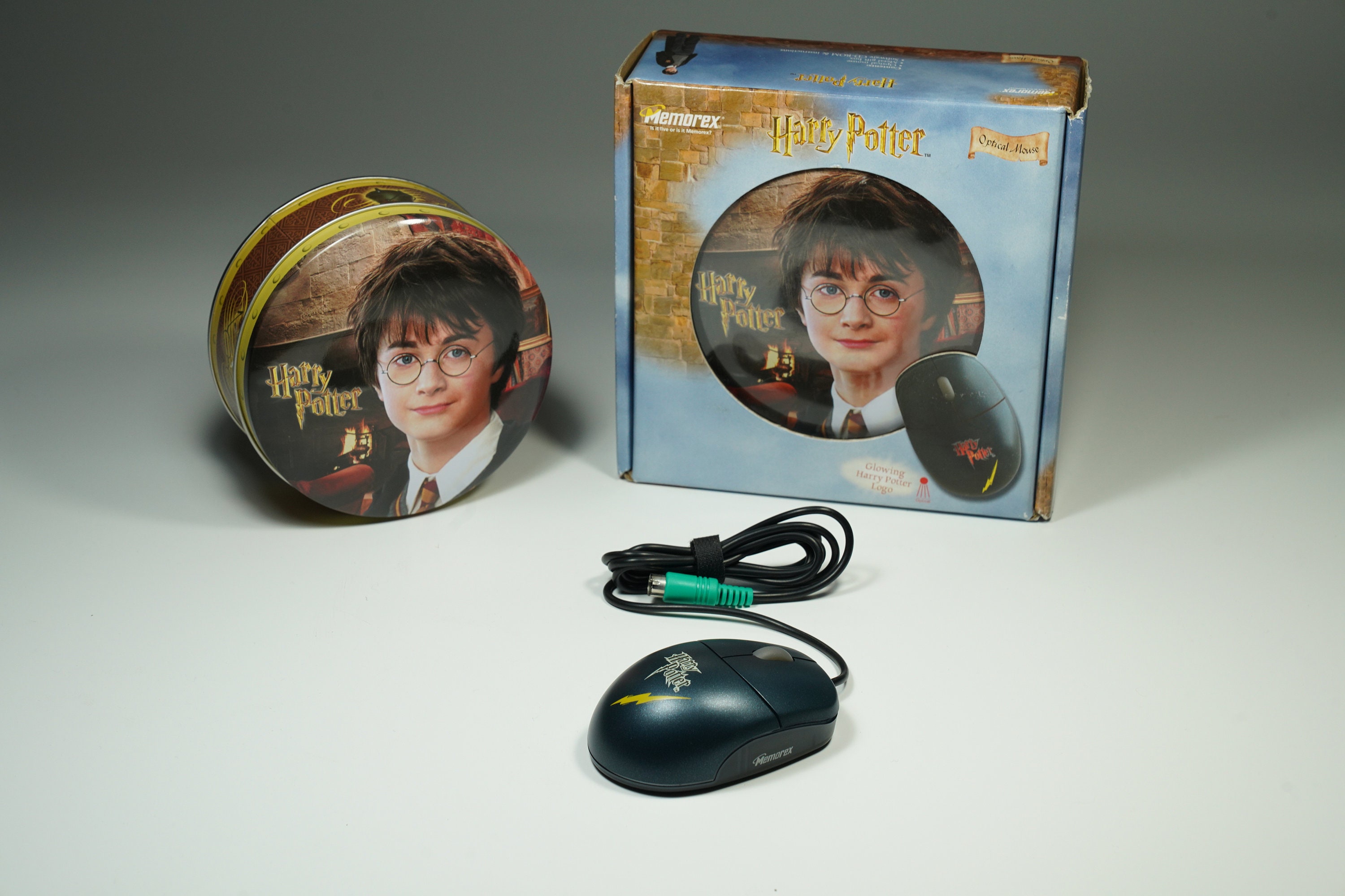 Memorex Harry Potter Optical Mouse With Glowing Logo PS2 Optical
