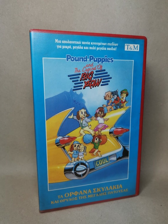 Pound Puppies and the Legend of Big Paw' Vintage Videotape VHS