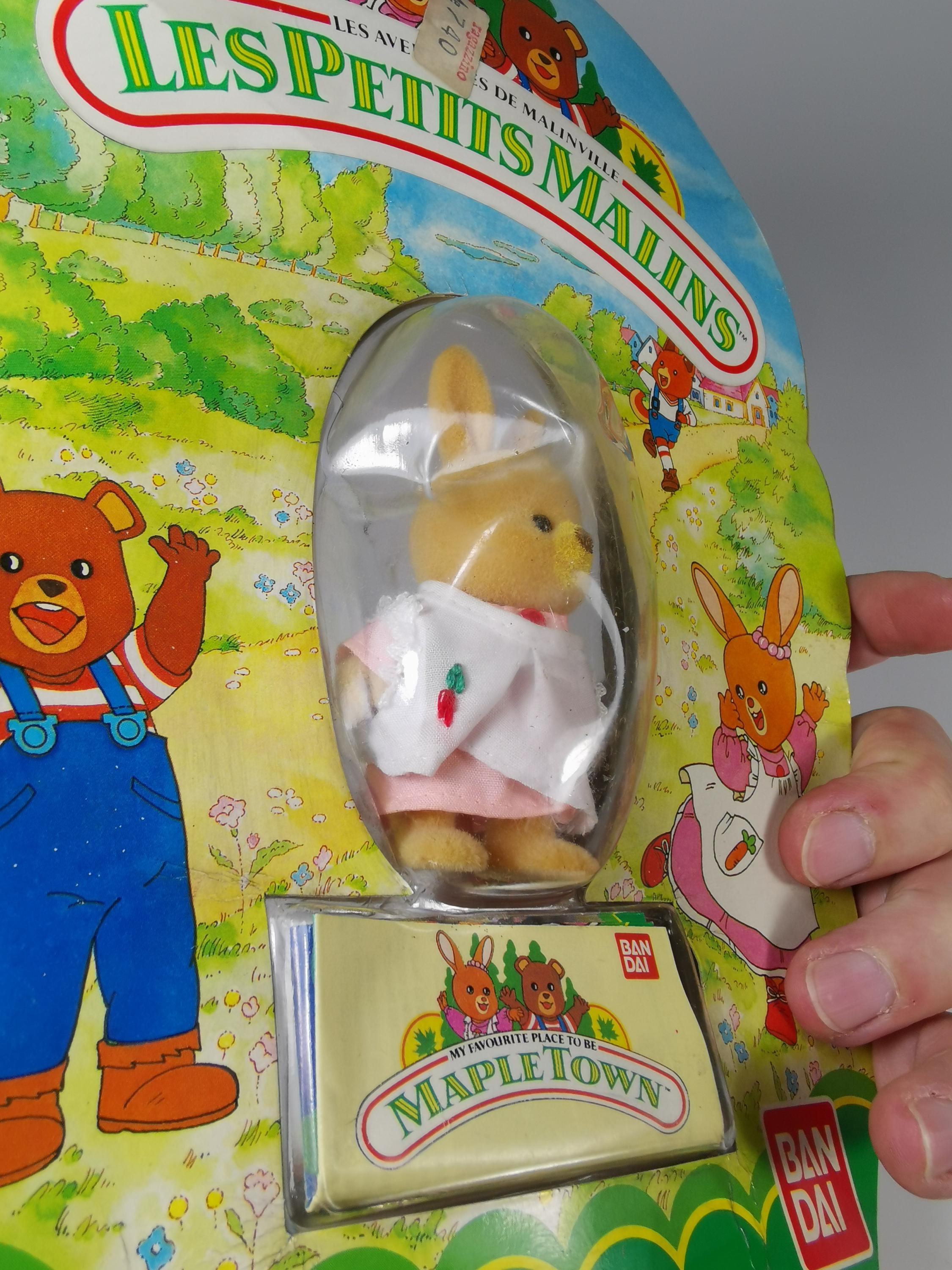 Rare Vintage Bandai Maple Town Patty Rabbit Figure Les Petits