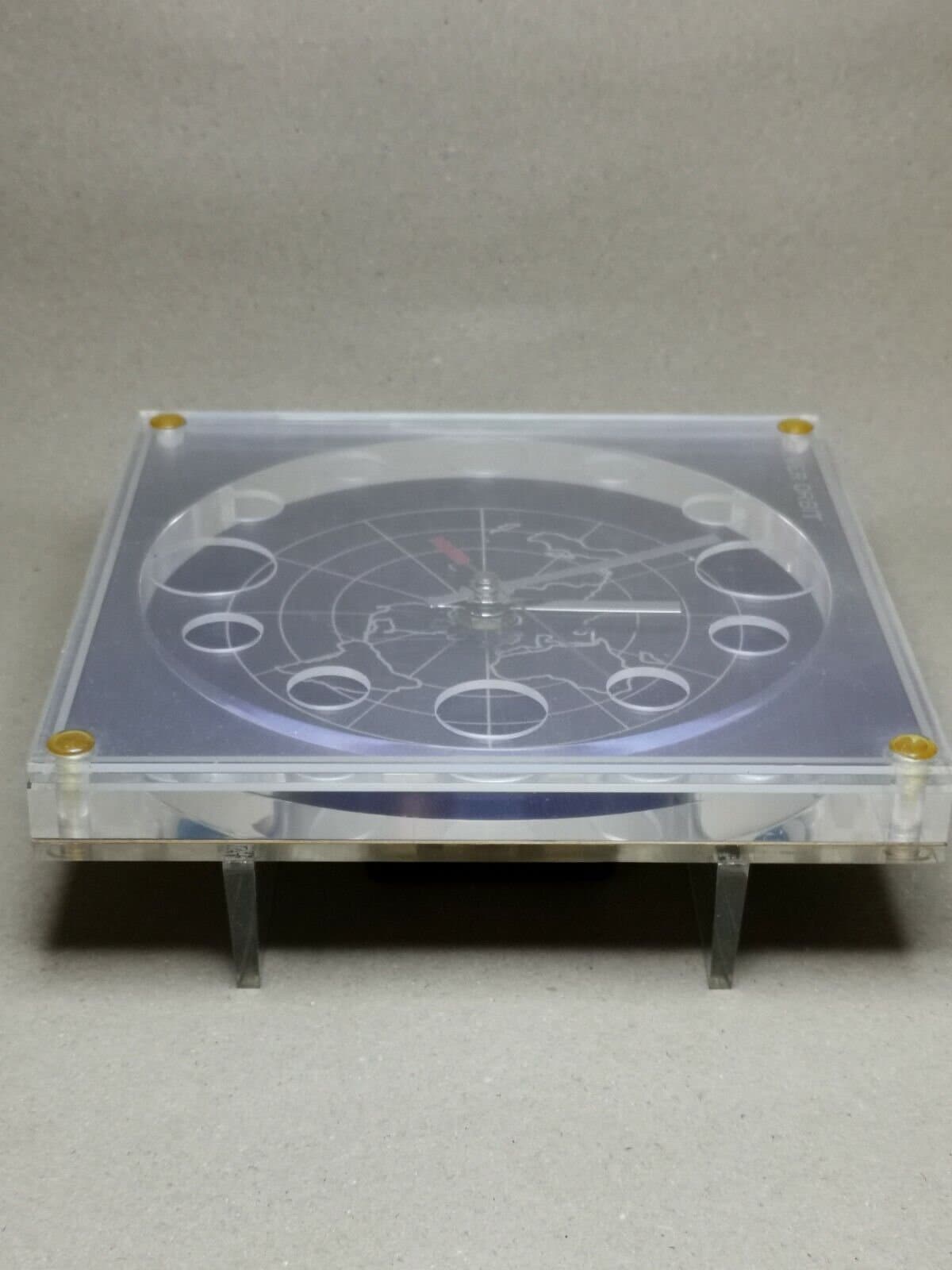 モ*ー様 【O-1656】SILVER ORBIT Marion-Kay 時計 Marion Kay Silver Orbit Numismatic Clock Model No.14 Vintage
