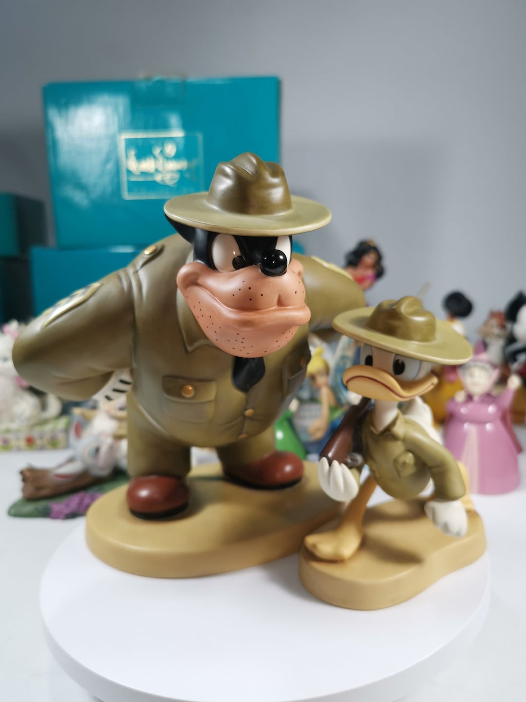 Donald Trainer WDCC Donald Gets Drafted Marching Orders Pete Basic Training Donald ...