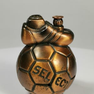 Tobacco Tobacciano Cigarette Lighter-Select Football Ball w/Shoe Lighter-Vintage Collectible Lighter(Not Working)