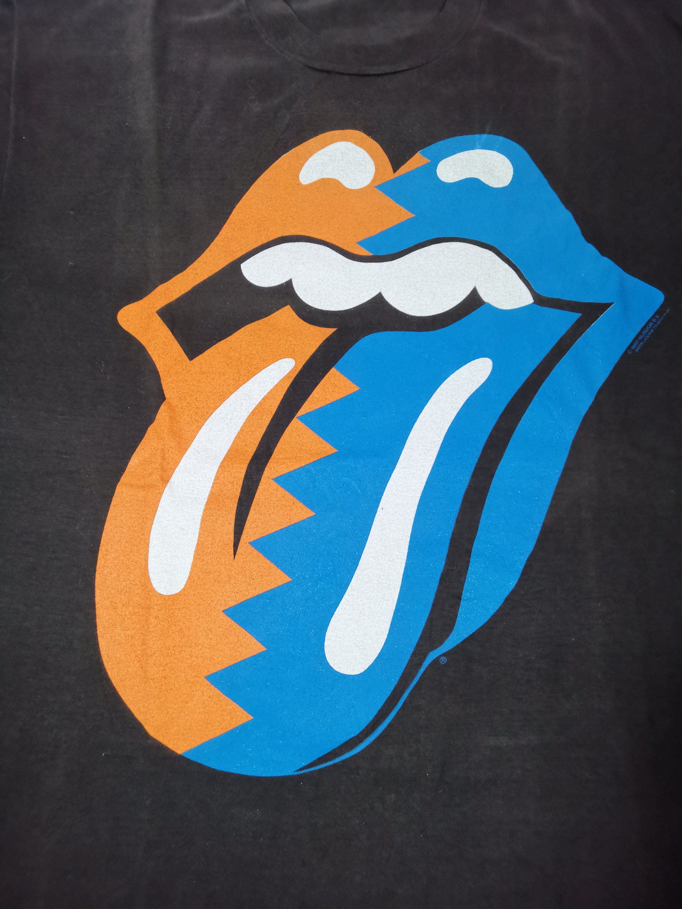 2XL 90s The Rolling Stones Tシャツ ベロ Rolling Stones Band Tongue Europe T-shirt 1990 Musidor B.V.