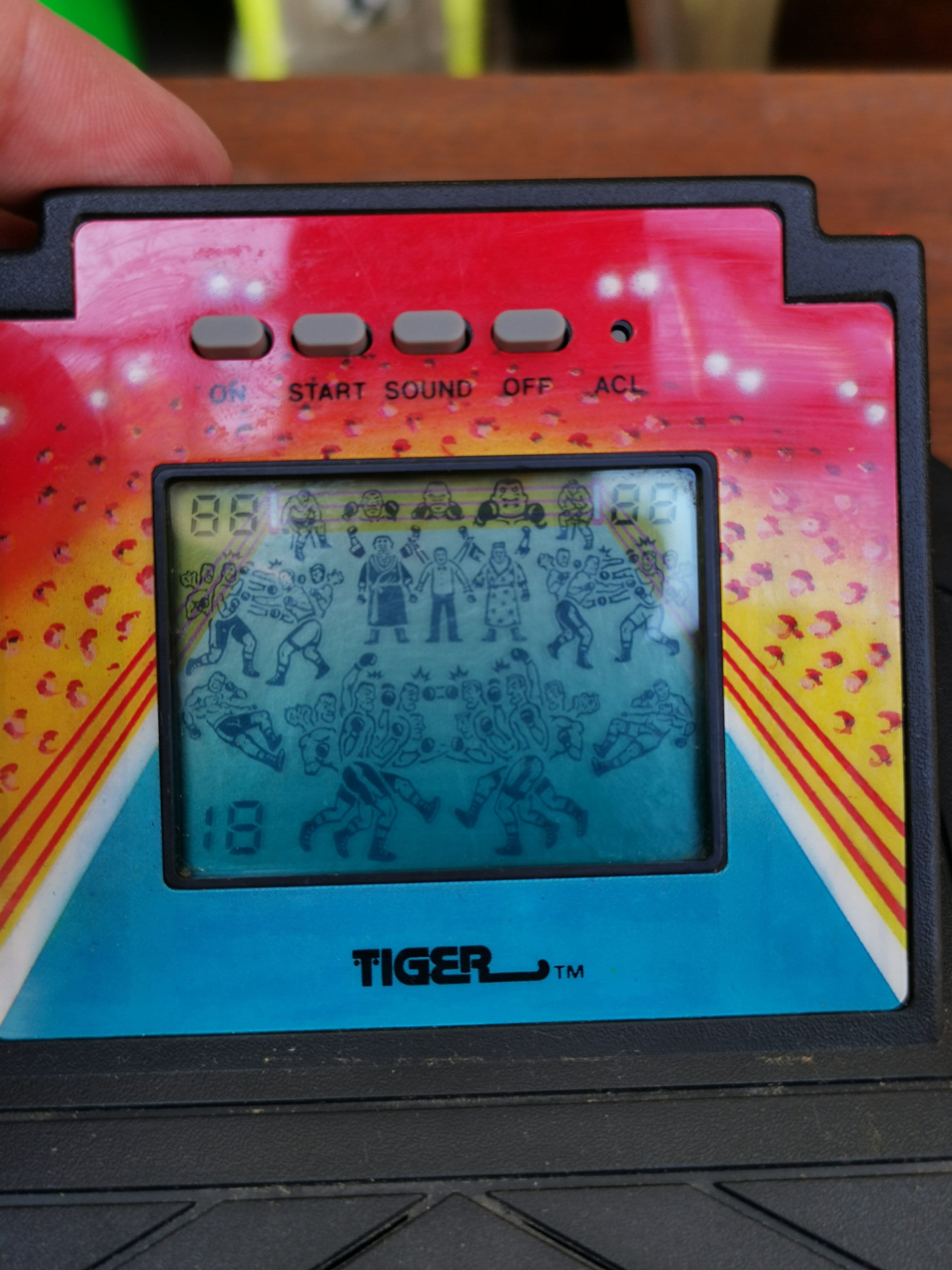 LCD ゲーム デジタル ボクシング レトロ 液晶ゲーム】RPG ノックアウトパンチ バンダイ ロール