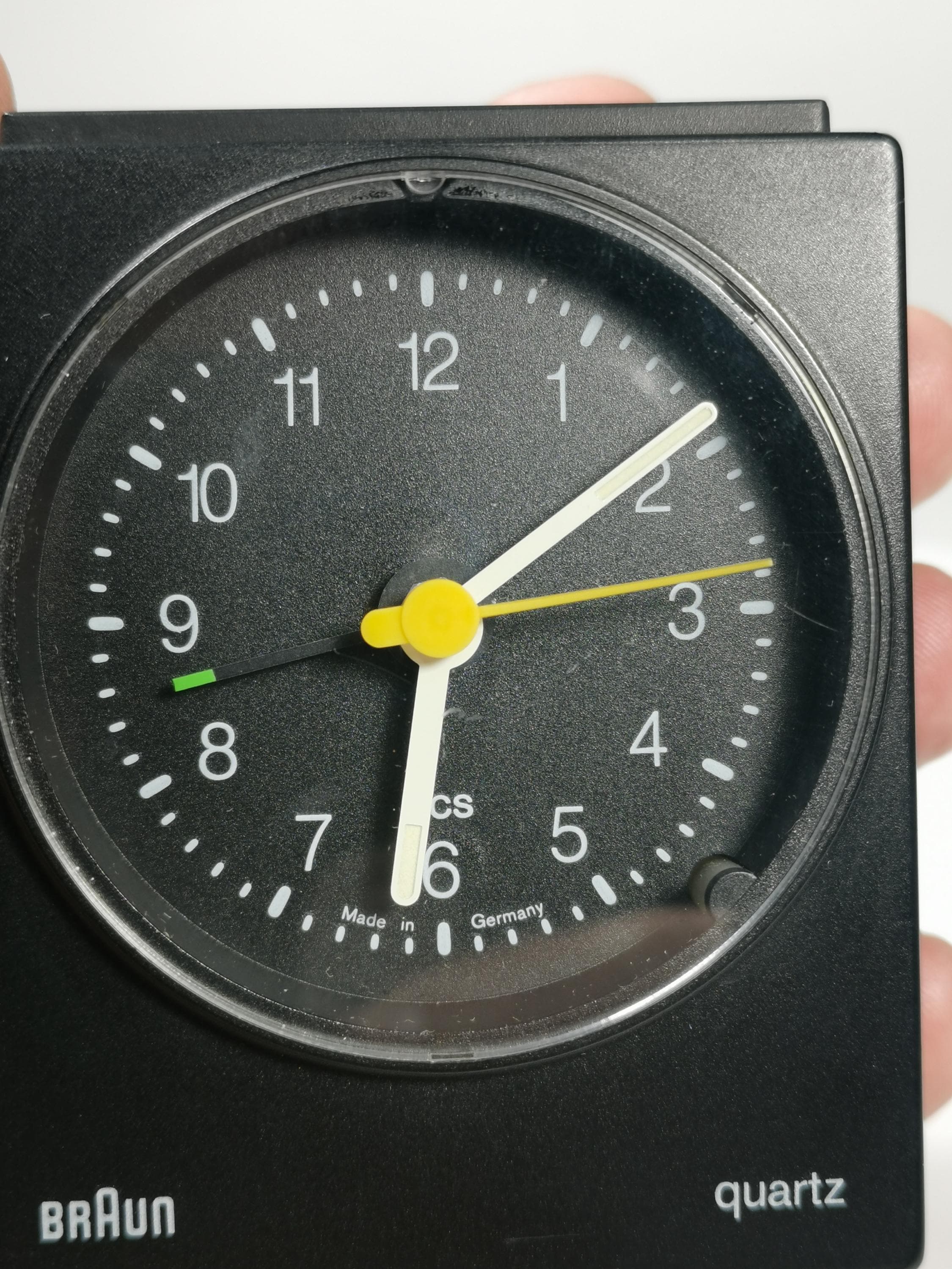 最愛 Braun Quartz Minimalist Germany–black in Clock–made Alarm 快適グッズ・旅行小物
