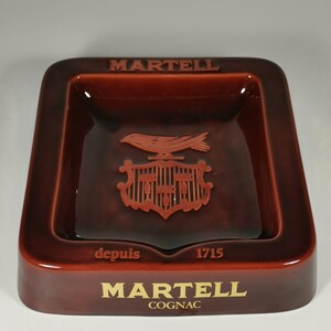 Martell Cognac Depuis 1715 vintage porcelain advertising ashtray