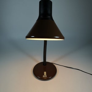 Vintage Mid Century Brown FASE Desk Lamp 1960s