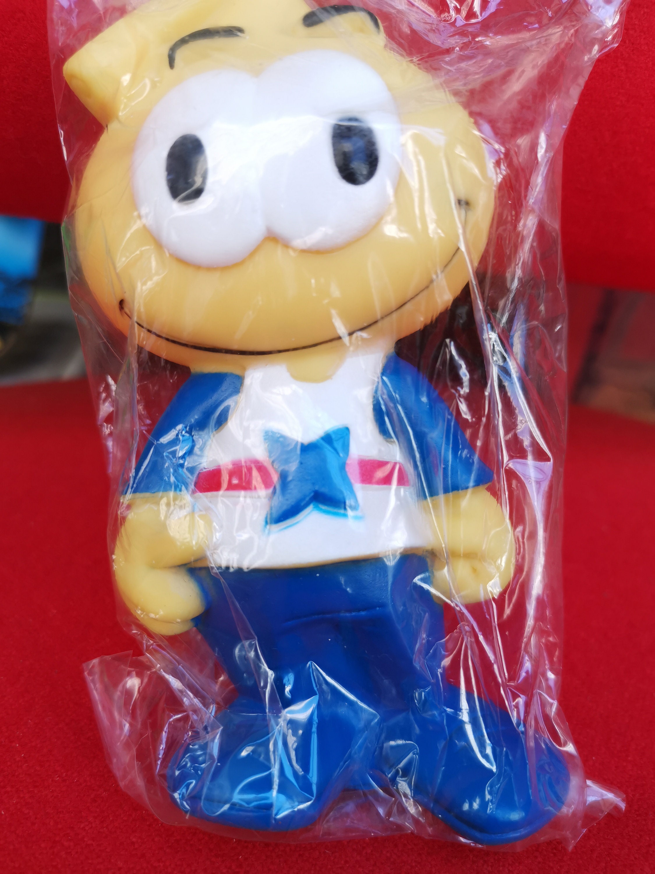 Snorks Snorkel Allstar Vintage Vinyl Squeak Toy by Sepp 1986
