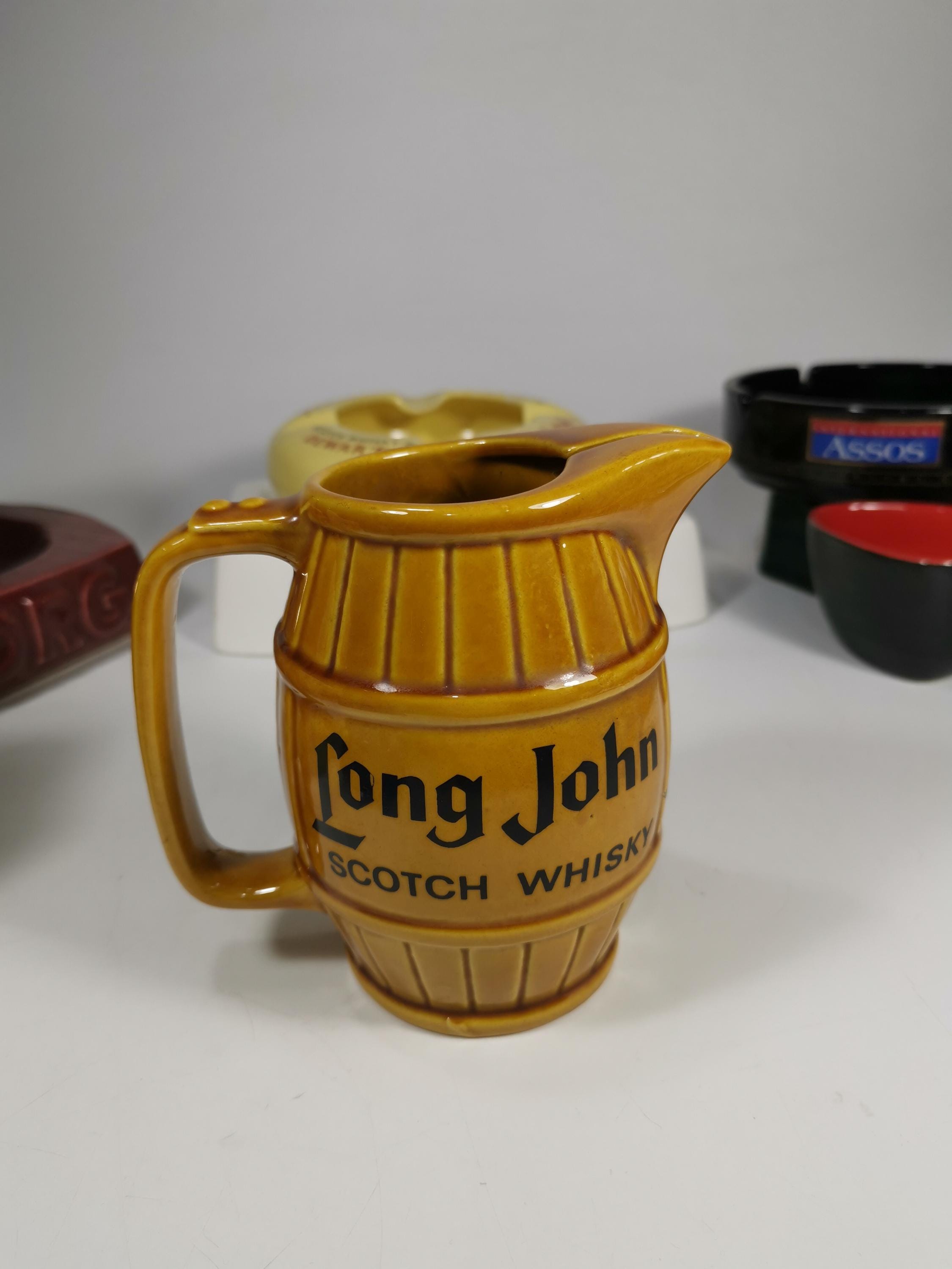 「Long John Scotch Whisky」ヴィンテージ・ウォータージャグ Vintage Long John Scotch Whisky Water Jug-advertising Water Jug
