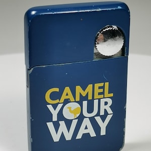 Camel Your Way Advertising Lighter Tobacco Tobacciano Greek Cigarette Gas Lighter Needs Repair