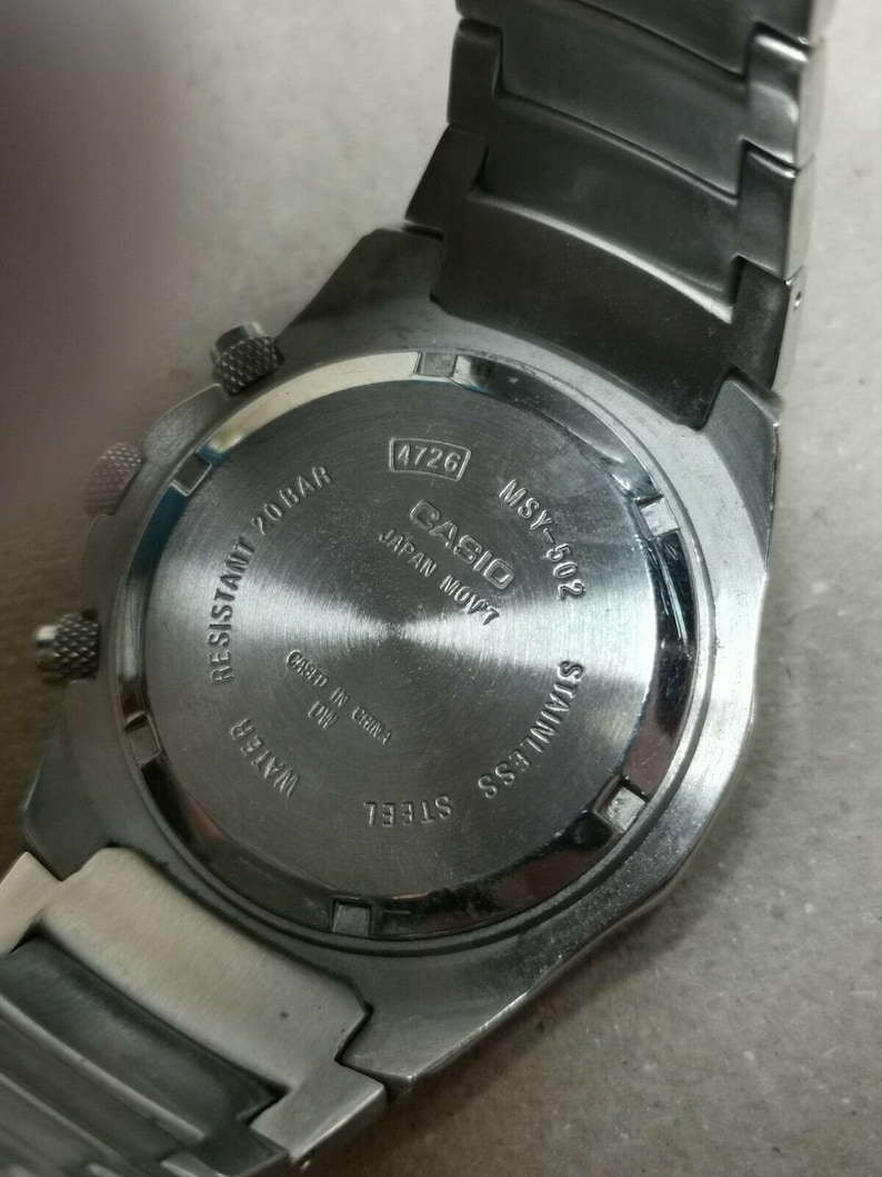 Casio Chronograph Wrist Watch Vintage Analog Quartz Mens Wrist Watch ...