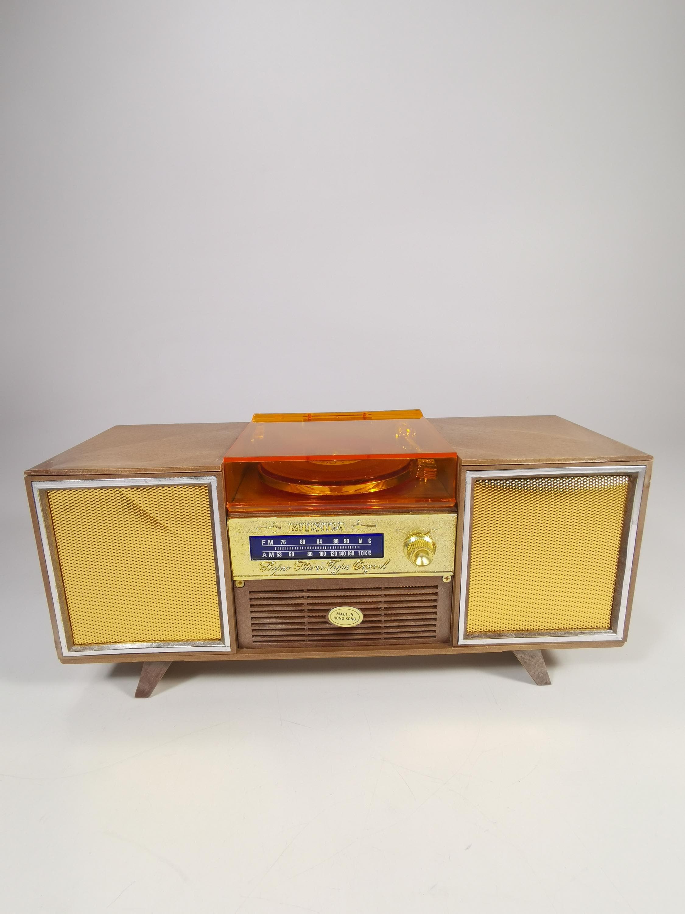 Musical Hi-fi Stereo Record Player Turntable Jewelry Music Box
