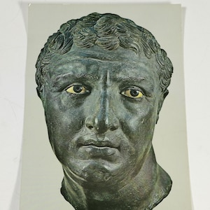 Karta pocztowa Portret głowy greckiej od Delos Design-Hannibal od 1957 r.