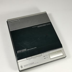 Panasonic Easa-phone Answering Machine Vintage Auto-logic Remote