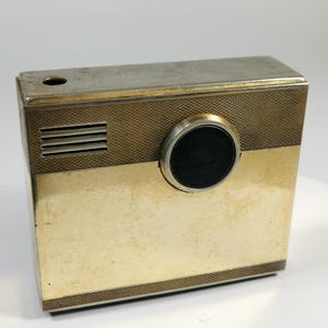 Vintage Rowenta Butane Gas Electronic Camera Cigarette Table Lighter Made Germany