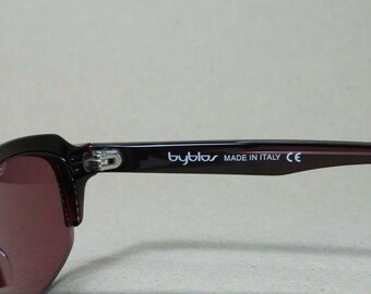 Byblos unisex black sunglasses 1990s BYBLOS B633/S Vintage Sunglasses Black Oval - Etsy main image 3