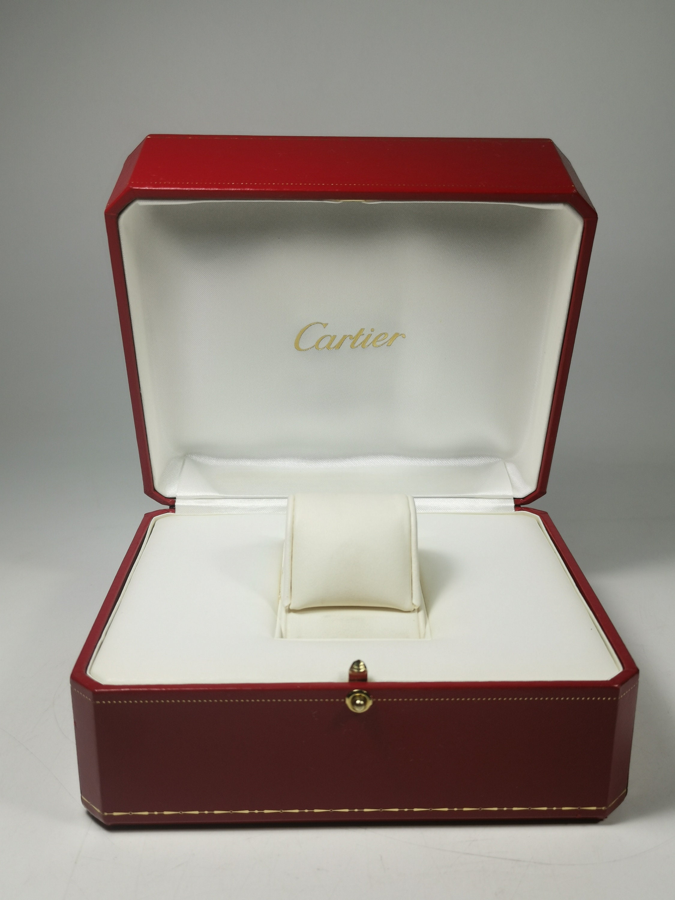 Authentic Cartier Red Paper Gift Bag With Ring & Necklace Jewelry Empty Box  Lot