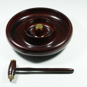 LIMITED New Pipe Stand for 1 Smoking Bowl With Tobacco Tray Wooden