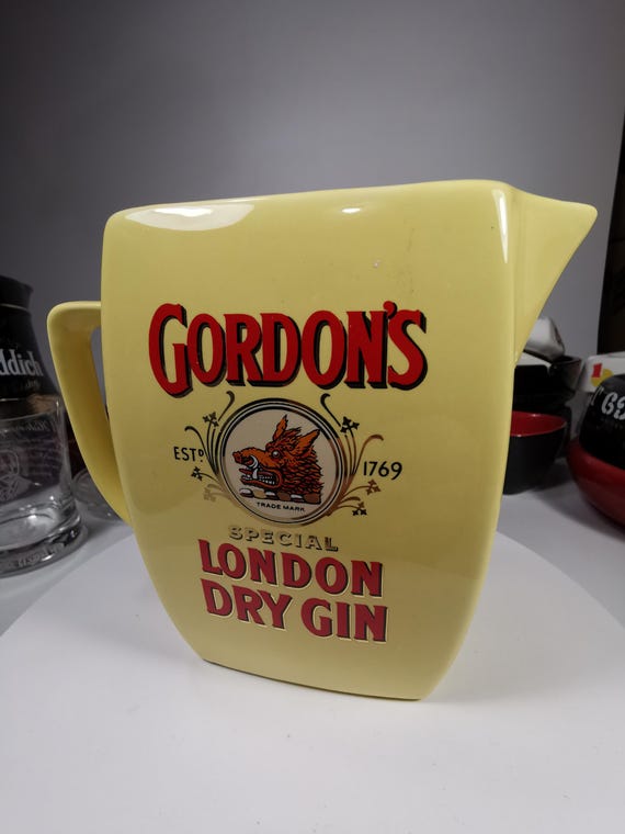 Vintage Gordons Special London Dry Gin Advertising Jug Wade PDM