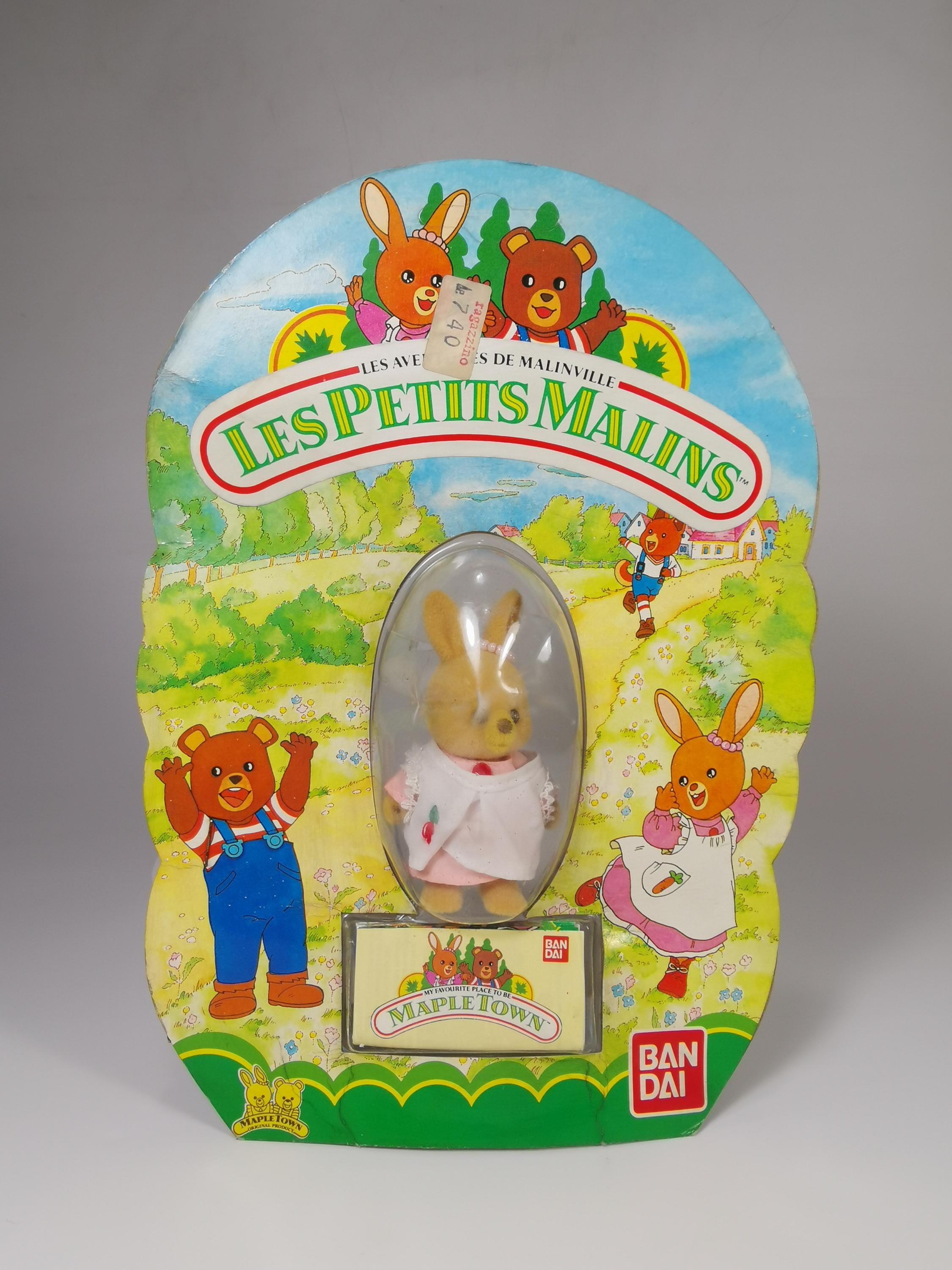 Rare Vintage Bandai Maple Town Patty Rabbit Figure Les Petits