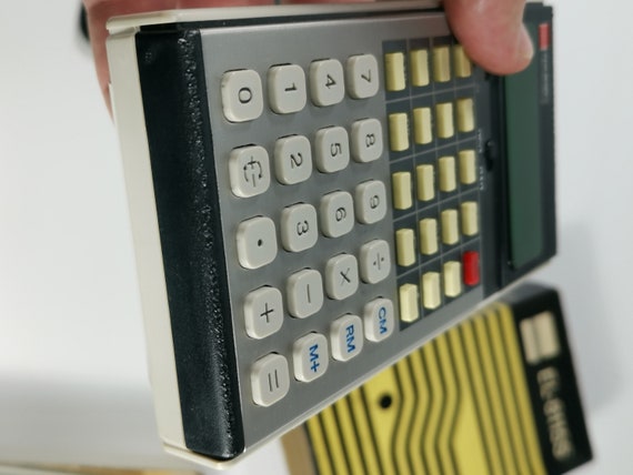Sharp EL-8115S Vintage Portable Calculator Made in Japan - Etsy
