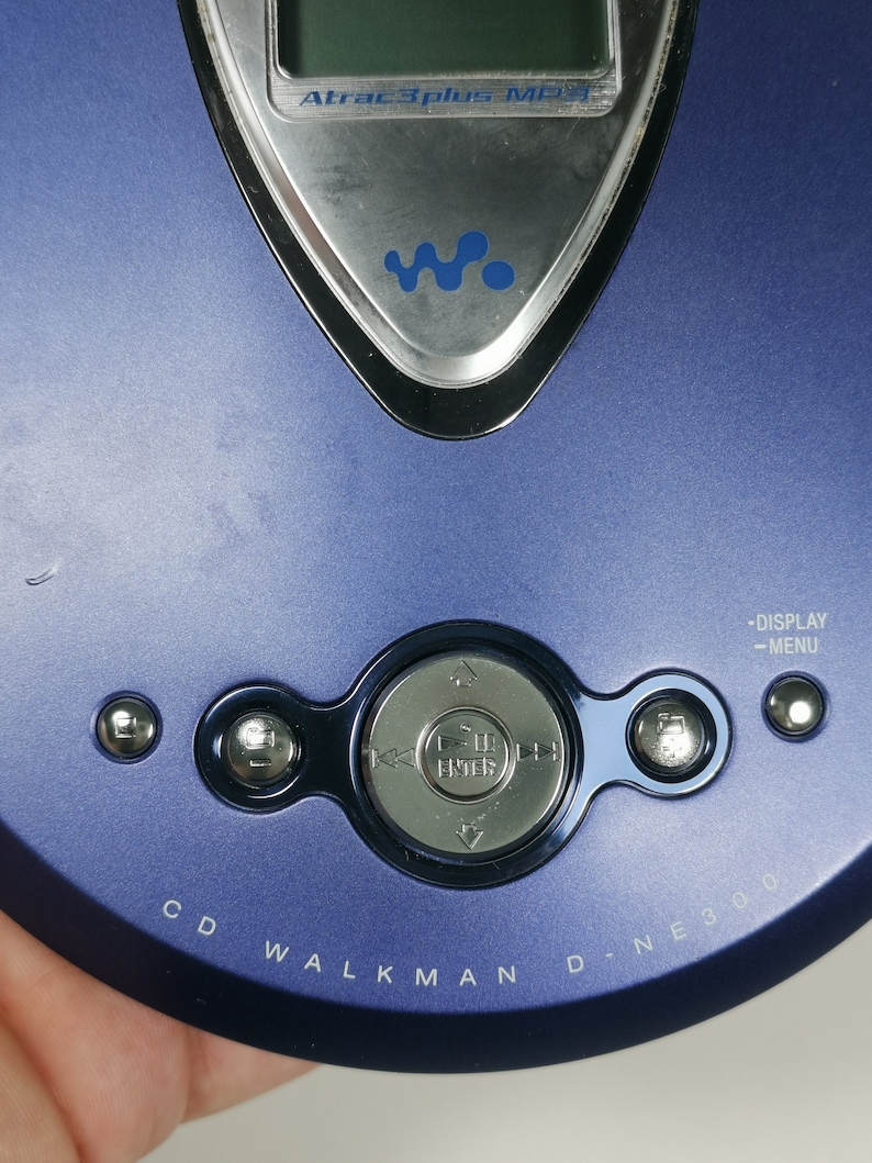 Buy Vintage Portable Blue Sony Atrac3plus MP3 Cd Walkman DNE300 Online