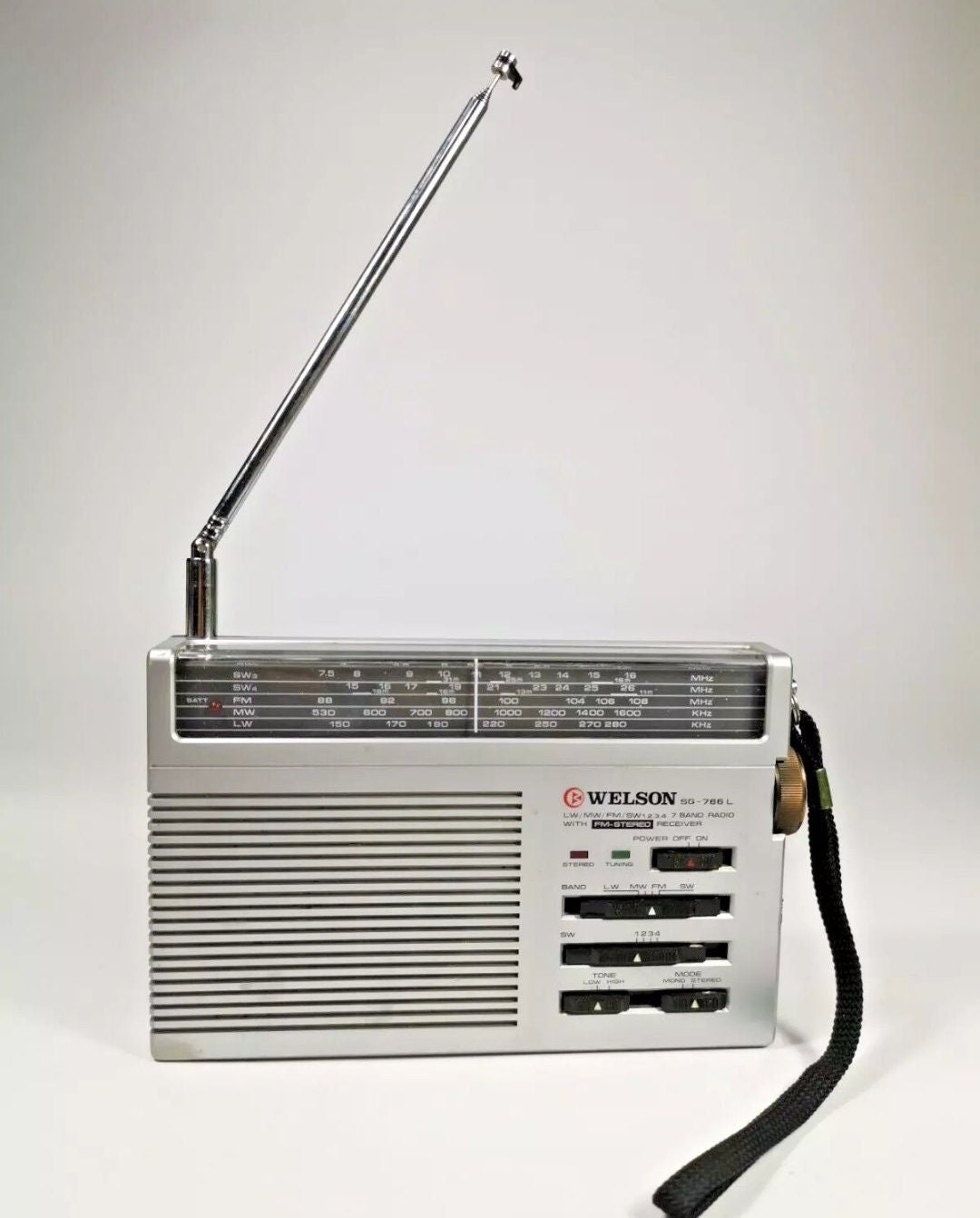 Welson SG-786 L Lw/mw/fm/sw 1,2,3,4 7 Band Radio Fm-stereo Welson SG-786 L Lw/mw/fm/sw 1,2,3,4 7 Band Radio Fm-stereo