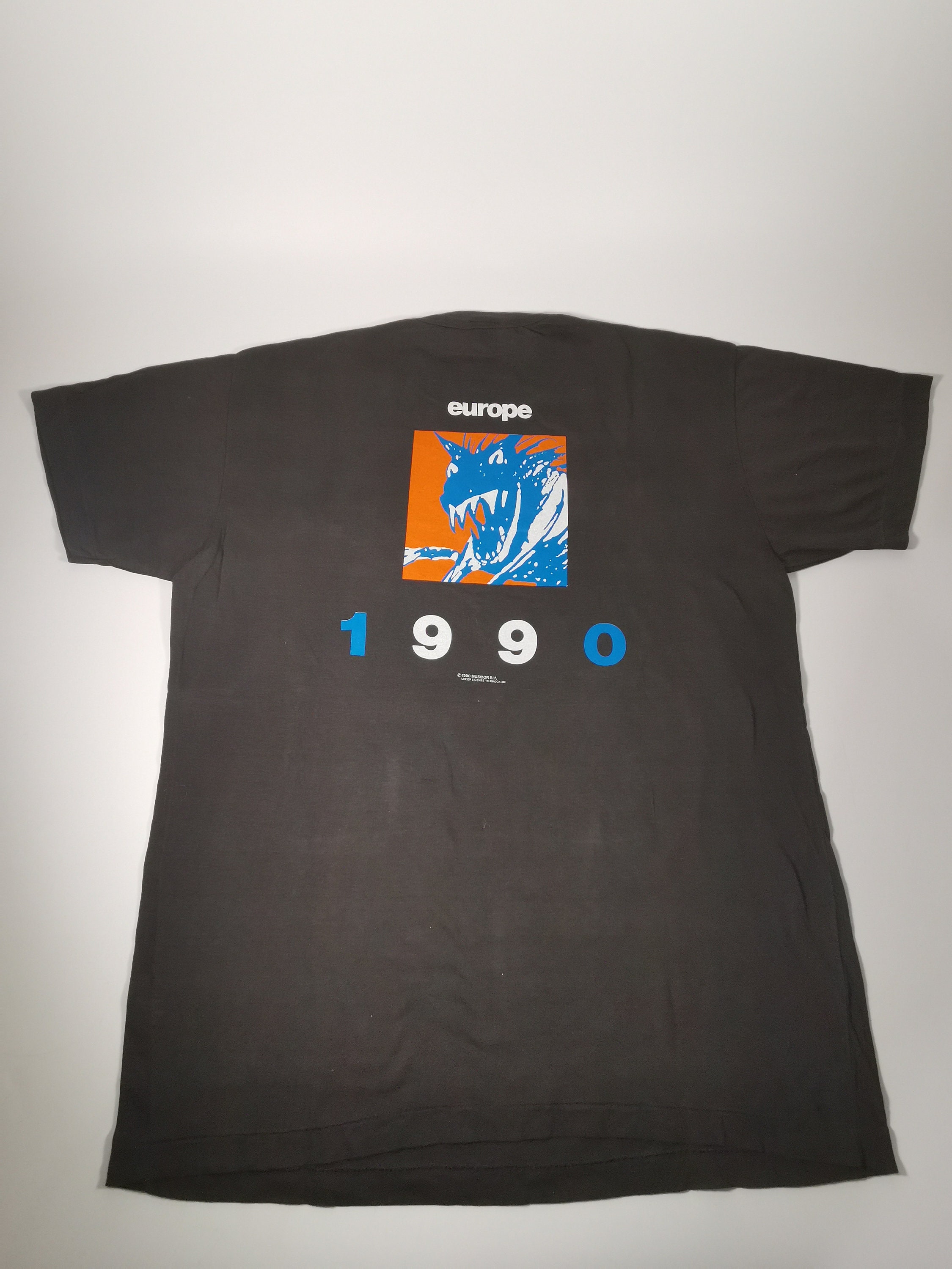 Rolling Stones Band Tongue Europe T-shirt 1990 Musidor B.V.