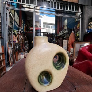 Nikos Dazelidis Greek Abstract Art Pottery Ceramic Sculpture Vase 60s