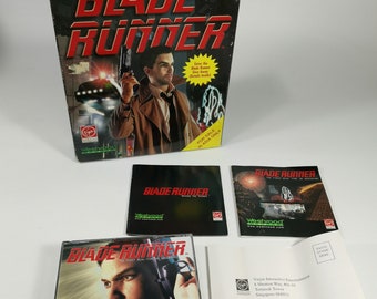 Blade Runner PC Game Multi Disc Big Box Westwood Studios for Sale in Asia Only 1997