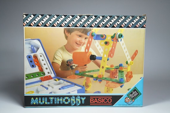 Vintage Construction Educational Toy Multihobby BASICO ESCOLAR