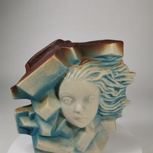 Art Pottery Ceramic Sculpture Vase Nikos Dazelidis